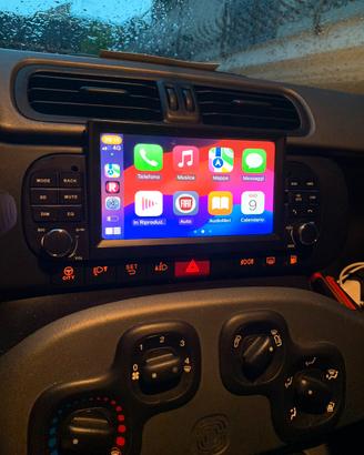 Hardstone CustomFit Fiat Panda Carplay Wireless