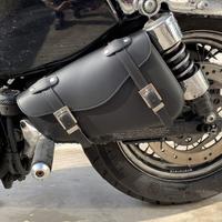 Borsa a forcellone in pelle Harley Sportster Sinis