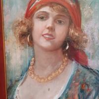 dipinto su tela del 1900 