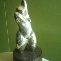 1971 MAN RAY "HERMAPHRODITE"  Statuetta in argento