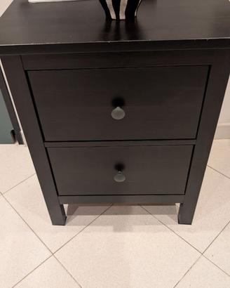 Comodino/cassettiera Ikea nero