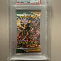 Pokemon Evoluzioni eteree booster pack foil PSA10