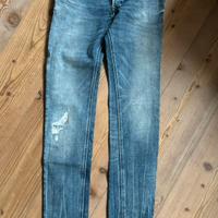 Jeans in denim Diesel “Sleenker” da uomo