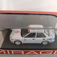 MITSUBISHI LANCER EVO 3 TEST CAR HPI RACING 1/43