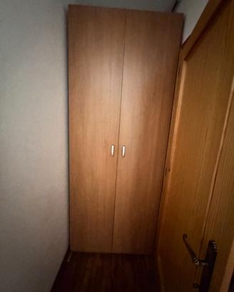 Armadio 2 Ante Legno Massello Multiuso