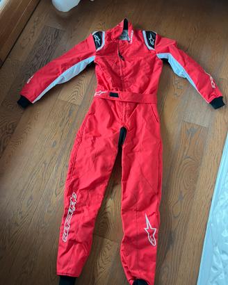Tuta per kart Alpine star originale