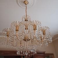 lampadario in cristalli Swarovski anni 90