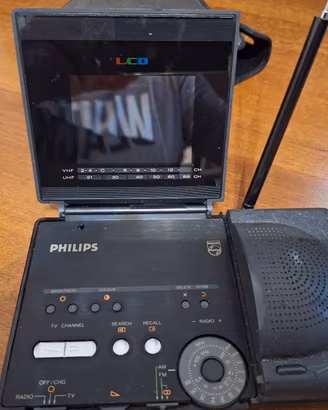 tv portati  philips  vintage anni 80/90 LCD 
