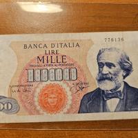 LIRE 1000 G. VERDI decr. 14/7/1962 Carli/Ripa.