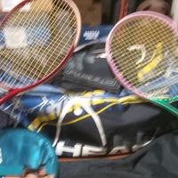 borsone tennis ADIDAS + 2 racchette vintage