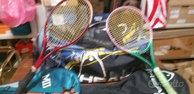 borsone tennis ADIDAS + 2 racchette vintage