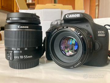 Canon EOS 2000D + 18-55mm + 50mm f/1.8