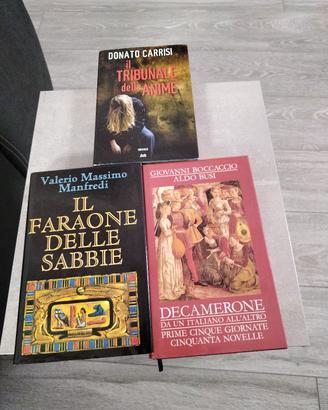 Set tre libri narrativa 