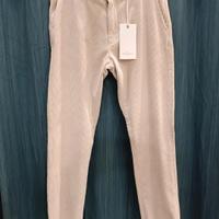 Pantalone in velluto uomo beige Manifattura Borghe