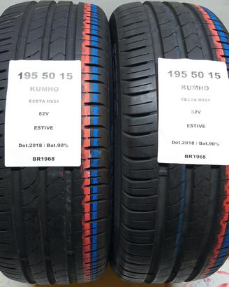 2 GOMME 195 50 15 KUMHO BR1968