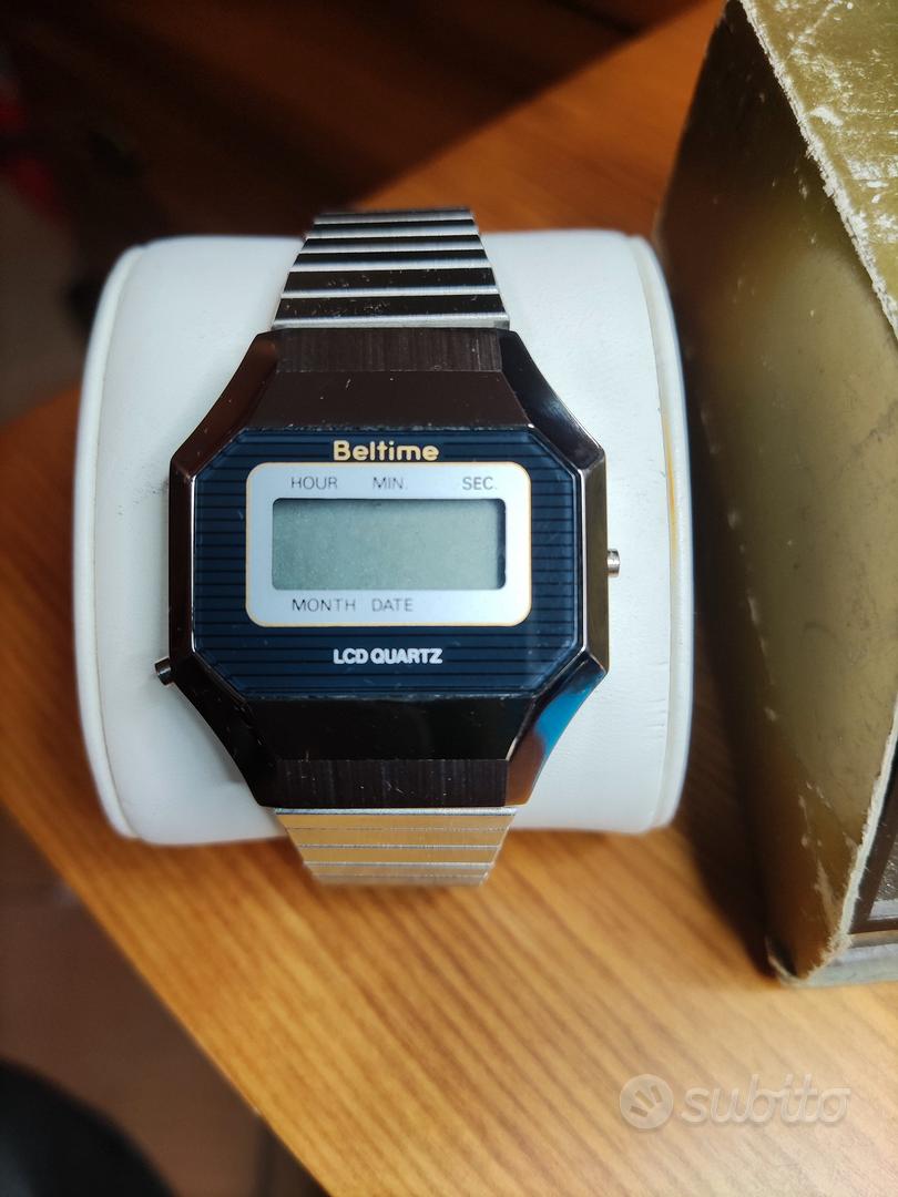 Orologio digitale Beltime anni 80 (leggi bene) Abbigliamento e