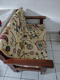 divano in legno 