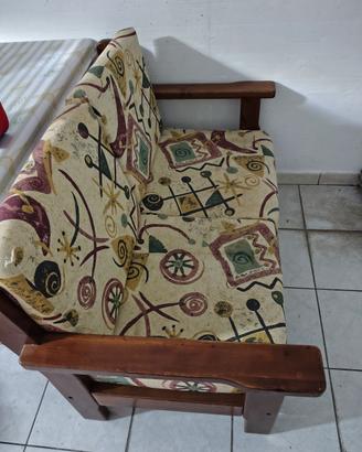 divano in legno 