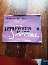 uso e manutenzione lambretta 125special