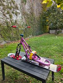 snowscoot  bici moto da neve dh enduro pista fresc