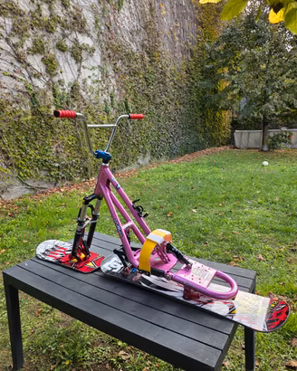 snowscoot  bici moto da neve dh enduro pista fresc