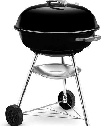 WEBER COMPACT KETTLE 57cm ,ciminiera inclusa