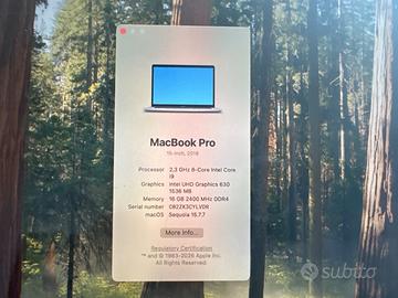 MacBook Pro 15 inch 2019