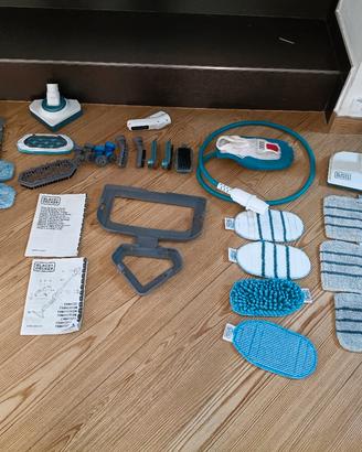 Scopa a vapore Black&Decker con accessori