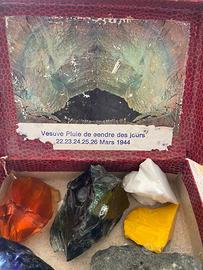 Pietre eruzione vulcanica Vesuvio anno 1964