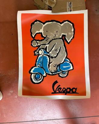 Manifesto pubblicitario Vespa