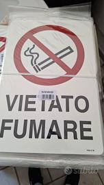 Cartello Vietato Fumare Segnaletica Divieto Fumo