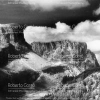 Fotografia Dolomiti Col Pradat Colfosco Infrarosso