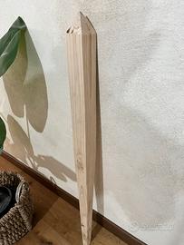 Bastone decorativo artigianale in legno