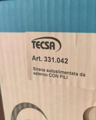 Sirena TECSA da esterno - 331.042