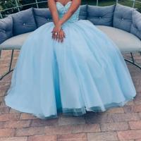 Abito celeste da cerimonia