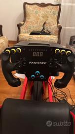 VOLANTE + BASE + PEDALIERA FANATEC CSL ELITE