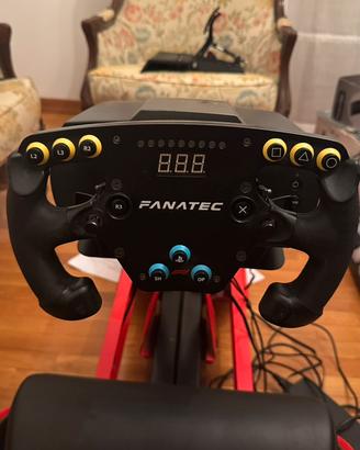 VOLANTE + BASE + PEDALIERA FANATEC CSL ELITE