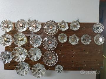 Antichi pomelli vetro vintage