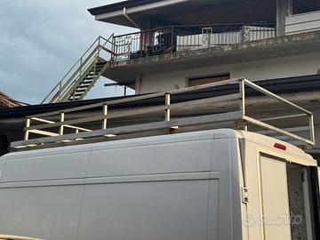 Porta pacchi ducato in acciaio