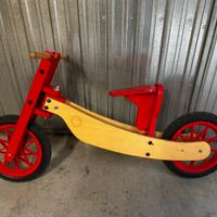 Bici legno senza pedali bambino