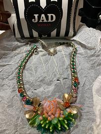 Collana donna Radà in perle, pietre e strass NUOVA