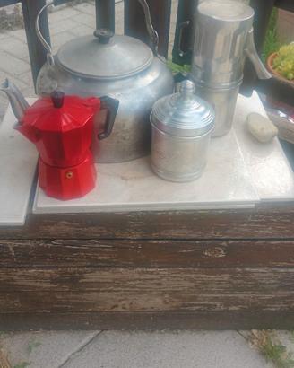 Bollitore - caffettiera napoletana - barattolo