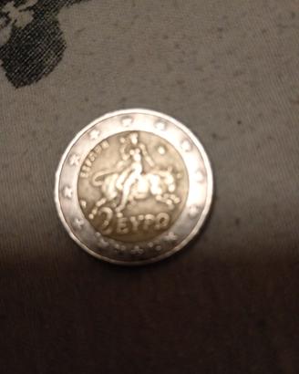 2 euro greche rare con toro 
