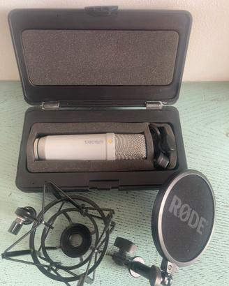Mic Rode NT1 prima serie + Ragno