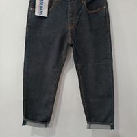 Jeans uomo capri nero carbone Madename