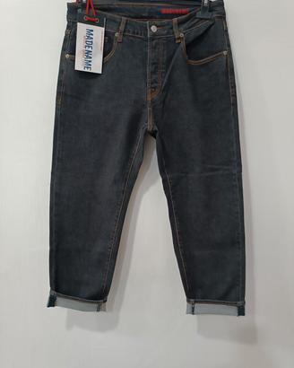 Jeans uomo capri nero carbone Madename