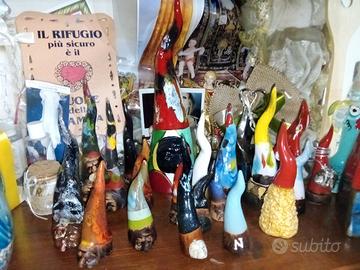 Cornicello di ceramica fatti  a mano