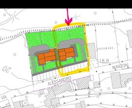 Terreno con progetto approvato