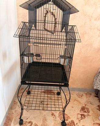 Gabbia per pappagalli o uccelli
