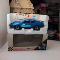 Polistil Renault Fuego Blue 1:24 Diecast #Vintage 